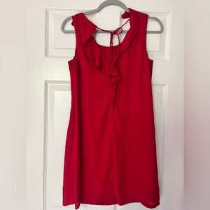 Darling red mini dress. Size small. In perfect condition.
